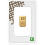 1gram Gold TD Bank Bar - package - Royal Bull Silver Gold