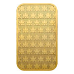 1oz Gold Royal Canadian Mint Bar - reverse - Royal Bull Silver Gold