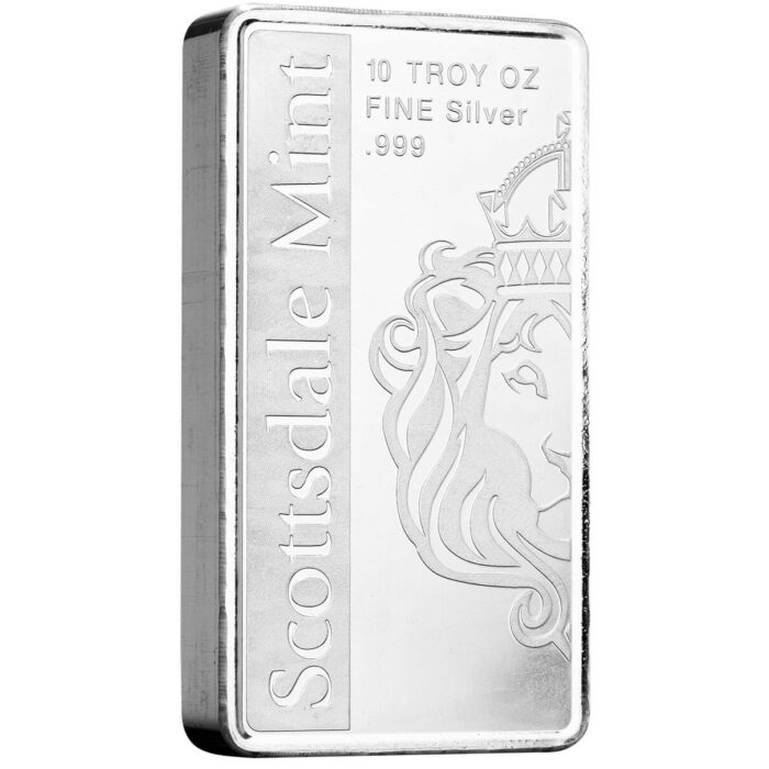 10oz Scottsdale Archangel Silver Bar - Royal Bull Precious Mint