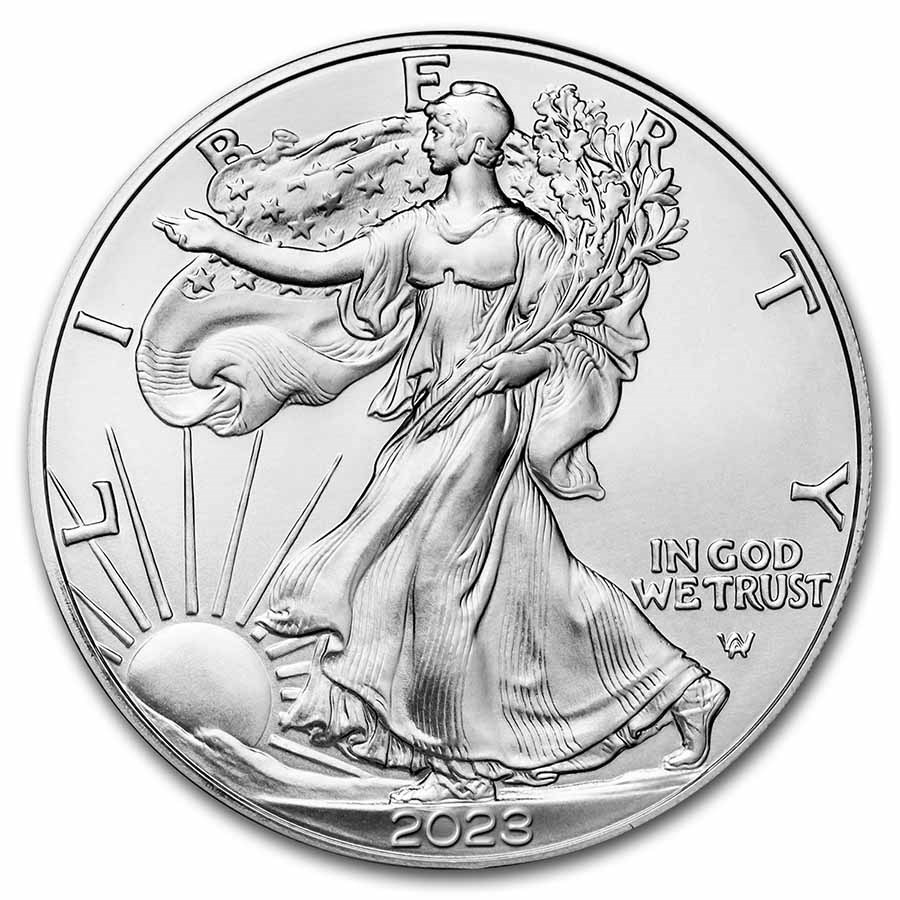 American Silver Eagle 1oz Silver Coin 2023 Royal Bull