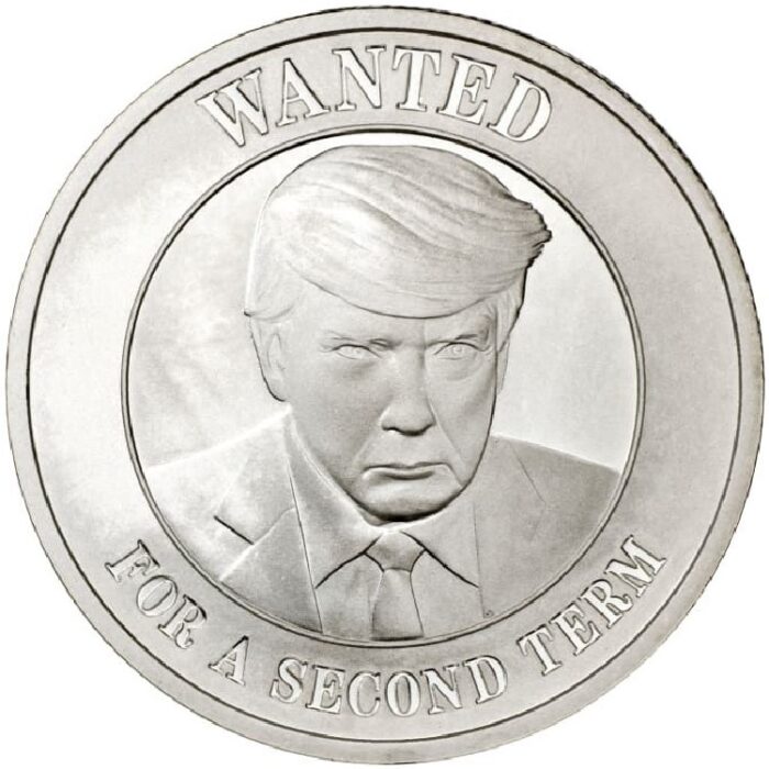 1oz Trump Wanted Mugshot Silver Round – Silvertowne Mint - Royal Bull