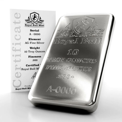 10 oz Royal Bull Silver Bar