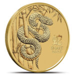 2025 1/10oz Lunar Year of the Snake Gold Coin - Perth Mint - Royal Bull