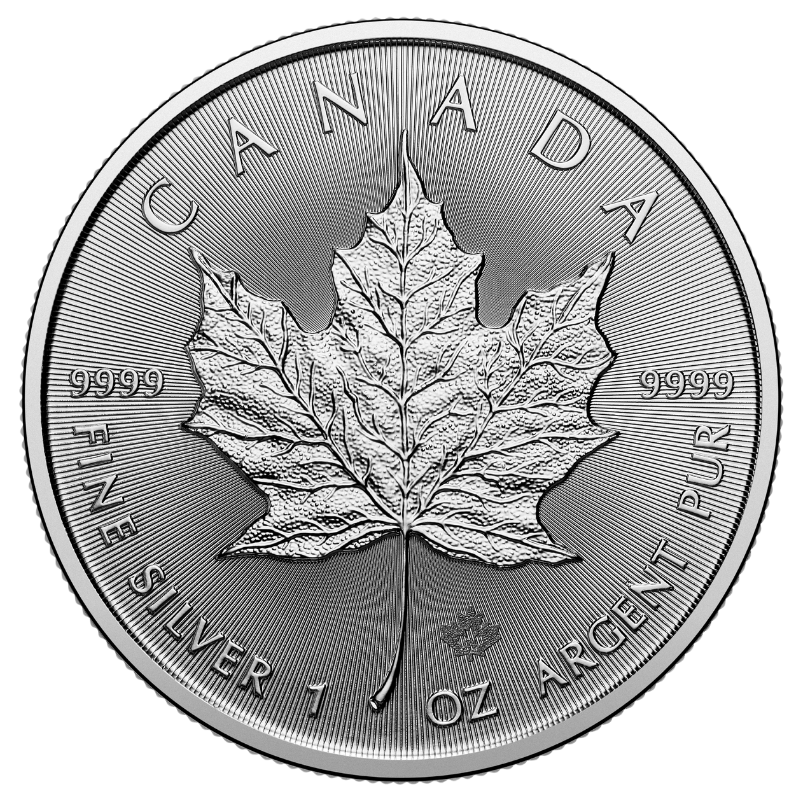 2025 Canadian Maple Leaf 1oz Silver Coin - Royal Bull