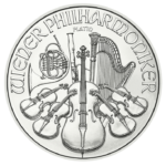 1/25 Ounce Platinum Vienna Philharmonic Coin - Royal Bull