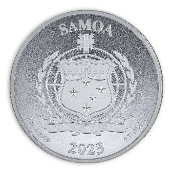 2023 1oz Fast & Furious Quarter Mile at a Time Silver Coin - Samoa - Royal Bull Precious Metals