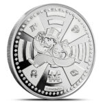 2024 Mr. Monopoly Proof-Like 1 oz Silver Coin in Capsule - Samoa - Royal Bull