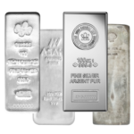 100 oz Assorted Silver Bars (Random/Assorted Mints and Designs) - Royal Bull