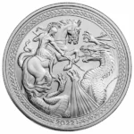 2022 1oz St George & The Dragon Proof-Like Silver Coin