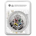 1oz Silver Harry Potter Hufflepuff House Coin - Image 2
