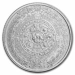 1/10 oz Aztec Calendar Silver Round