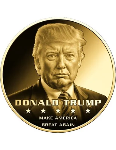 2025 Chad Donald Trump MAGA 1/1000 oz .999 Gold Coin in Assay Card
