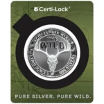 The Wild: Mountain Lion Colourised 1oz Silver Round - Scottsdale Mint - Image 2