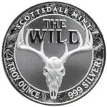 The Wild: American Bison Colourised 1oz Silver Round - Scottsdale Mint - Image 4