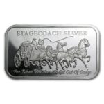 1oz Stagecoach Breakable .999 Fine Silver Bar