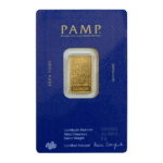 5 gram Pamp Arabian Horse Gold Bar with Pendant Frame - Image 2