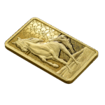 5 gram Pamp Arabian Horse Gold Bar with Pendant Frame - Image 5