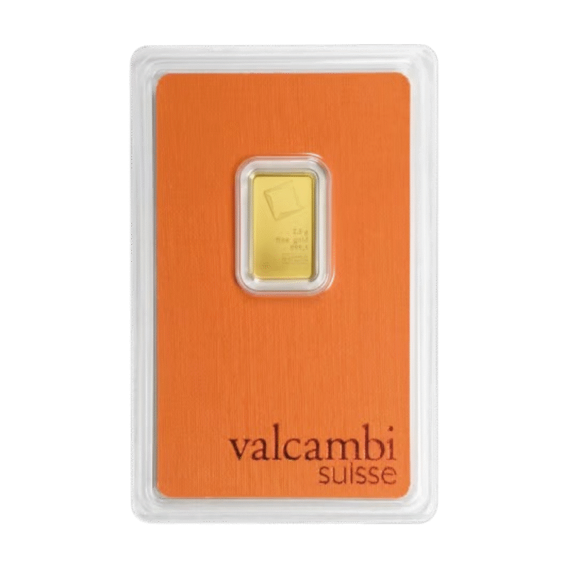 2.5g Valcambi Suisse Gold Bar – In Assay - Royal Bull