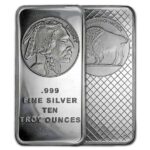 10 oz Silver Buffalo Bar - Image 3