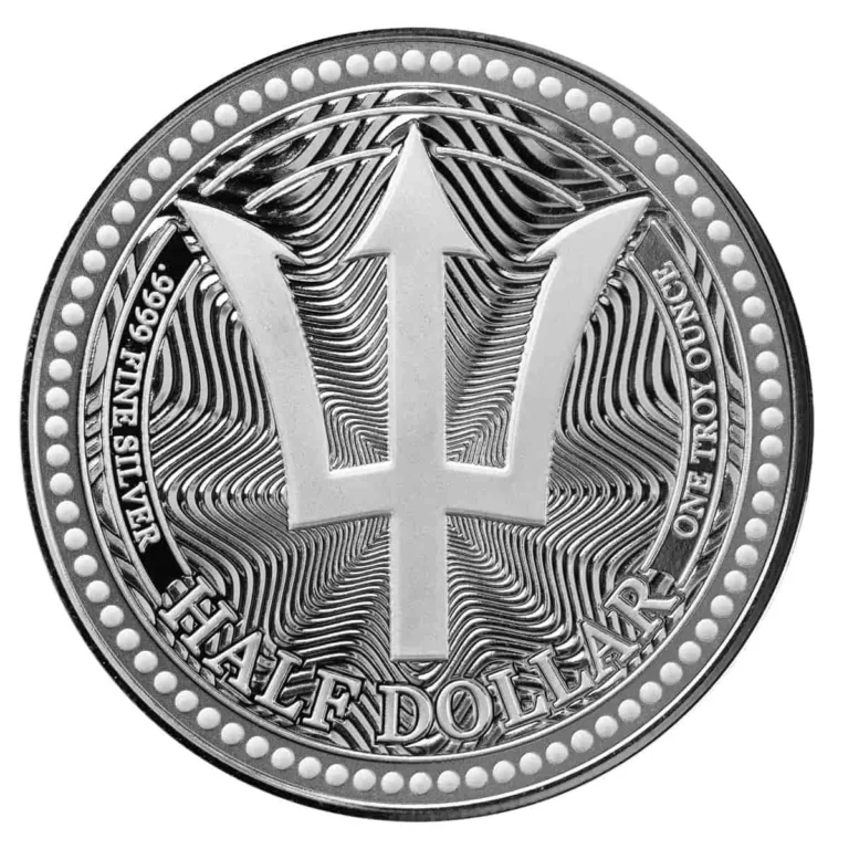 2025 1 oz Trident .999 Silver Coin - Scottsdale Mint - Royal Bull