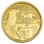 2021 1/4 oz australian wildlife gold coin - Royal Bull