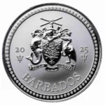 2025 1 oz Trident .999 Silver Coin - Image 3