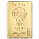 1/2 Gram Sagittarius Zodiac Gold Bar (in Assay) – PAMP Suisse - Image 4