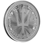 2025 1 oz Trident .999 Silver Coin - Image 2