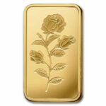 1 Gram Rosa Gold Bar PAMP - Image 3