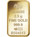 2.5 Gram Rosa Gold Bar PAMP - Image 4