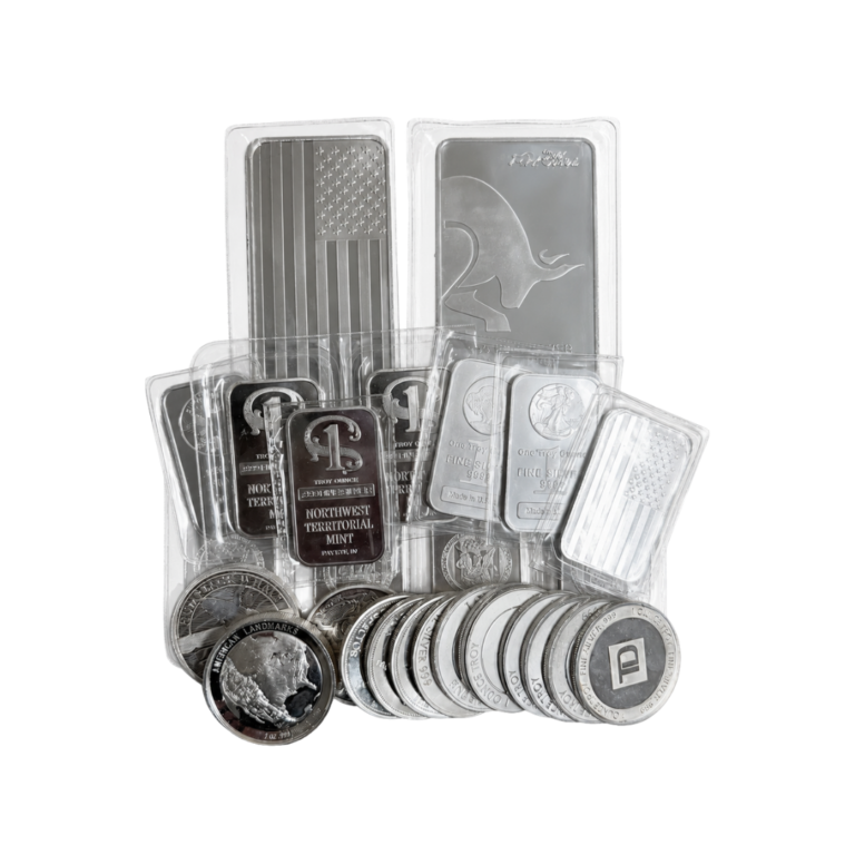 50 oz Mixed .999 Silver Lot