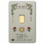 Una & the Lion 1g Pure Gold Bar - PAMP - Image 2