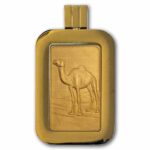 5 gram Pamp Arabian Camel Gold Bar with Pendant Frame - Image 5